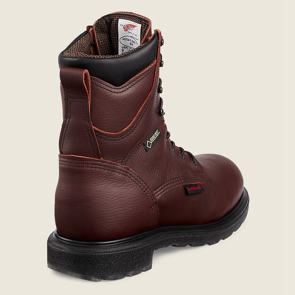 Bottes de Travail Red Wing - Supersole® 2.0 - 8-Inch Insulated Waterproof Soft Toe - Bordeaux - Homm